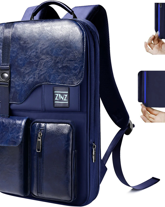 Laptop Rucksack 15.6 Zoll – Slim & Erweiterbar, Business & Reise