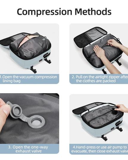 Reise-Rucksack 16 Zoll mit Vakuumfach
