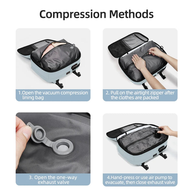 Reise-Rucksack 16 Zoll mit Vakuumfach