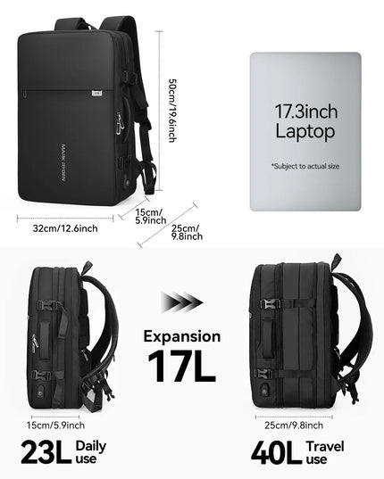 Mark Ryden Reise-Rucksack 40L erweiterbar