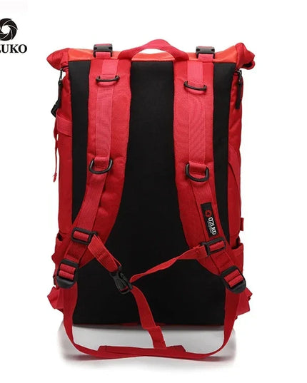 Sportlicher Rolltop-Rucksack farbig