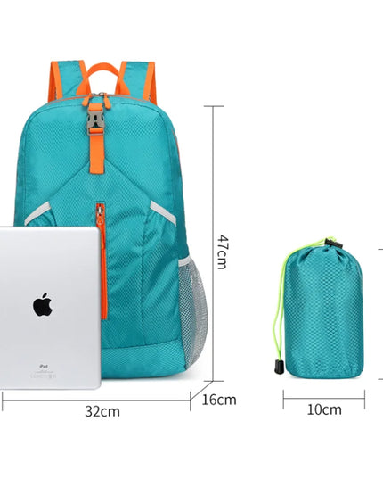 Ultraleichter faltbarer Rucksack wasserdicht