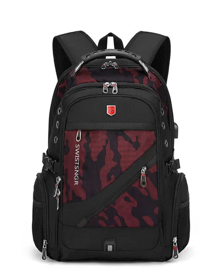 Swiss Rucksack gross 15-17 Zoll Schloss USB