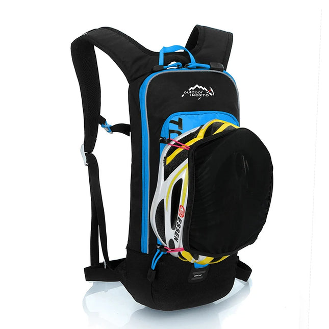 Outdoor-Rucksack neongruen Trinkblase