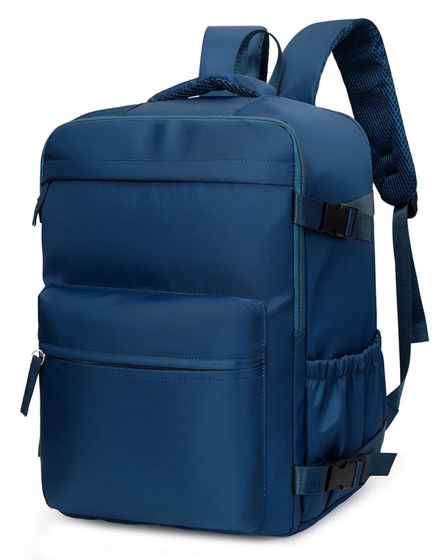 Reise-Rucksack 40x30x19 Schuhfach dunkelblau