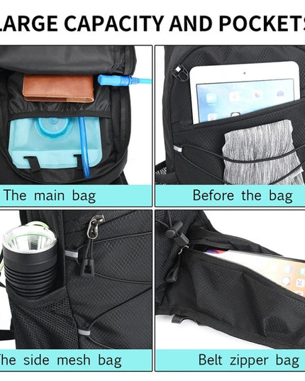 Wasserdichter Alltags-Rucksack robust schwarz
