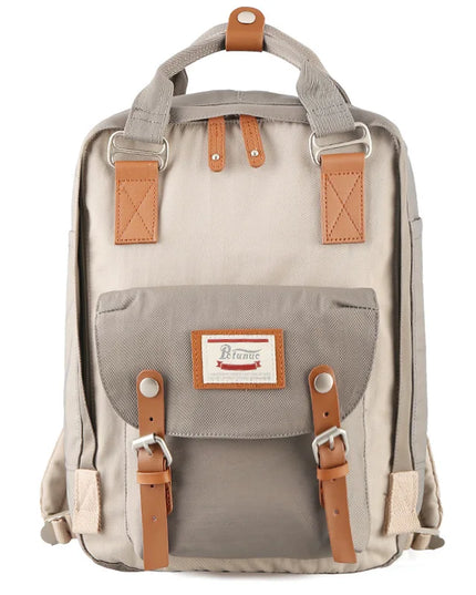 Vintage Rucksack zweifarbig 14 Zoll Canvas
