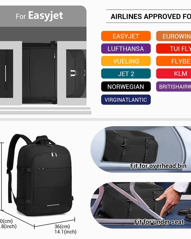 30L EasyJet Handgepaeck-Rucksack