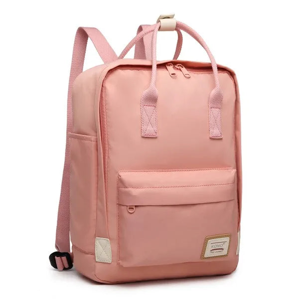 Tote-Style Rucksack gelb pink DE-Lager