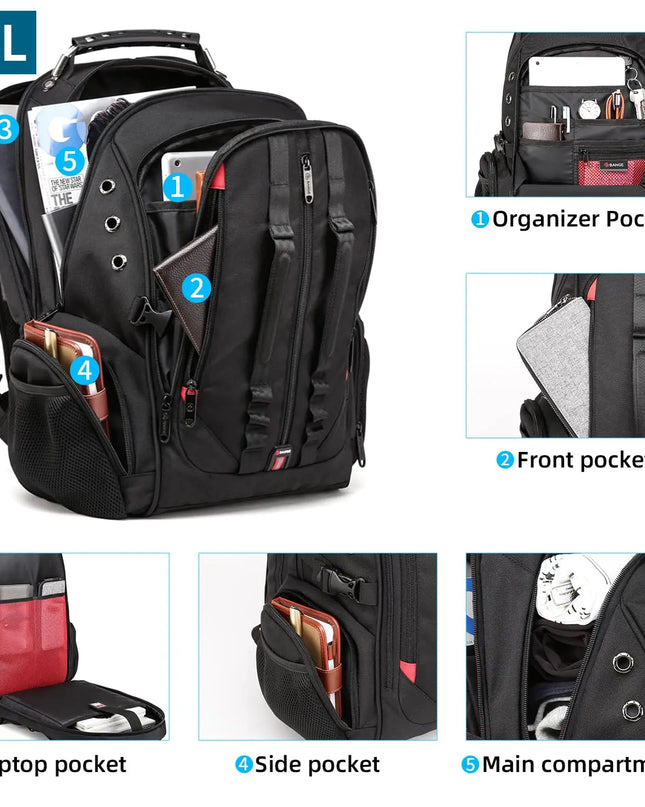 Robuster 40L Outdoor-Rucksack 17 Zoll