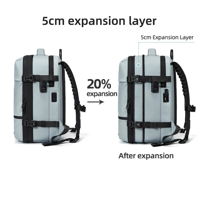 Reise-Rucksack 16 Zoll mit Vakuumfach