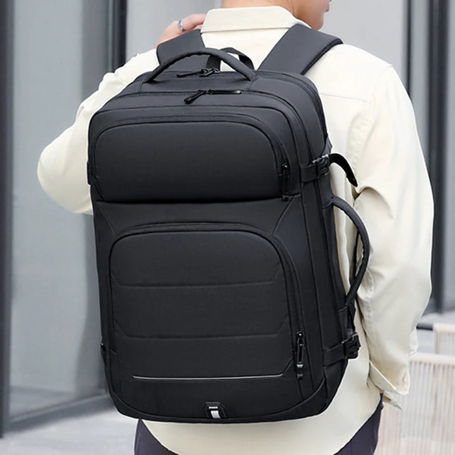 Erweiterbarer Rucksack 17 Zoll mit 4 Fächern