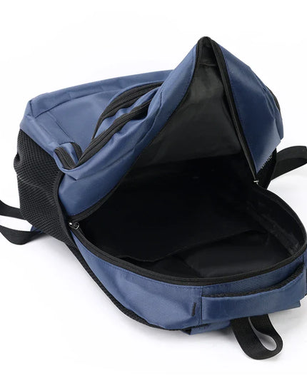 Klassischer Rucksack 15 Zoll schwarz