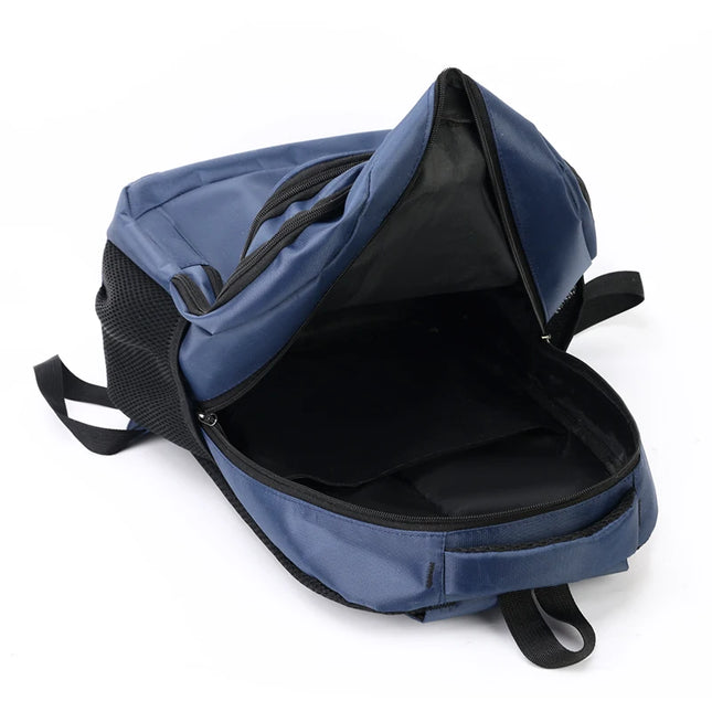 Klassischer Rucksack 15 Zoll schwarz