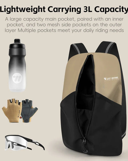 Leichter wasserabweisender Fahrrad-Rucksack