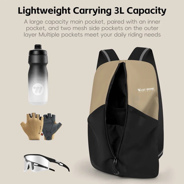 Leichter wasserabweisender Fahrrad-Rucksack