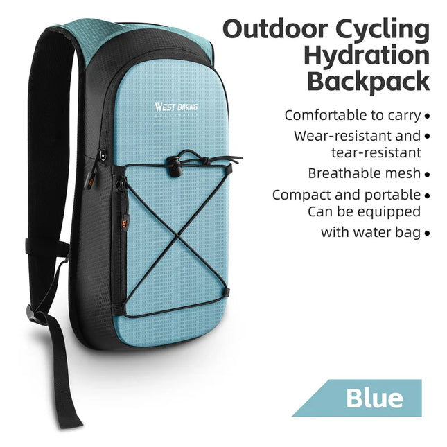 Fahrrad-Rucksack 10L mit Trinkblase