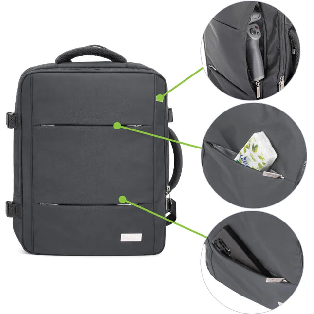 Rucksack 40x20x30 Ryanair und Wizzair