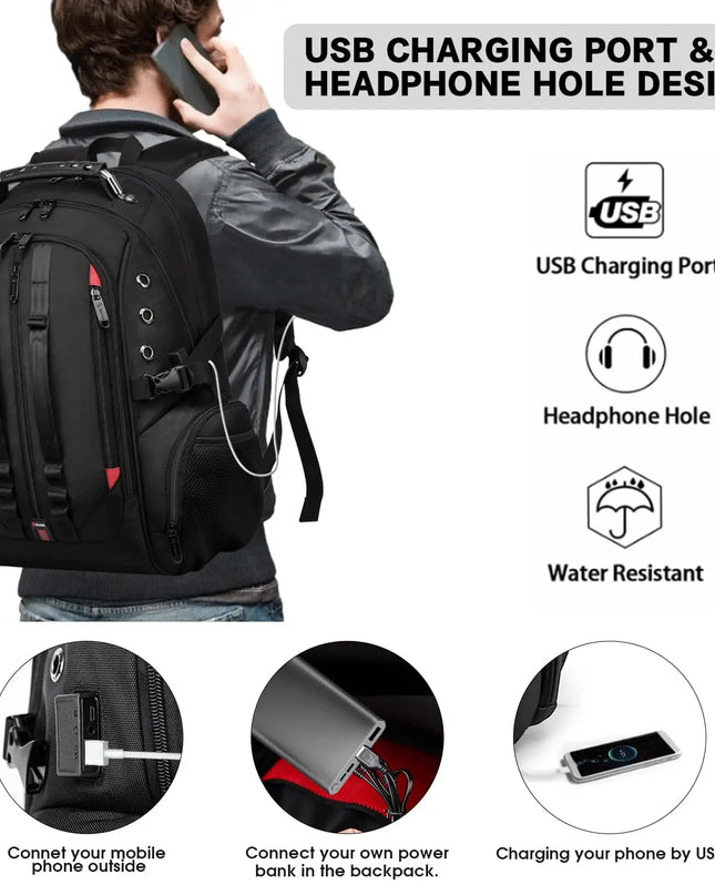 Robuster 40L Outdoor-Rucksack 17 Zoll