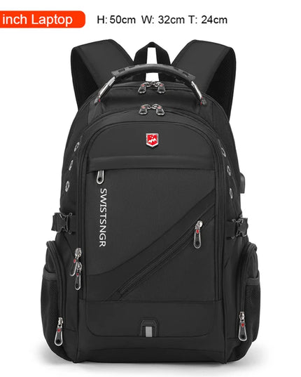 Rucksack 17 Zoll mit Zahlenschloss