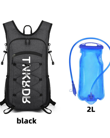 Fahrrad Tactical-Rucksack Trinkblase schwarz