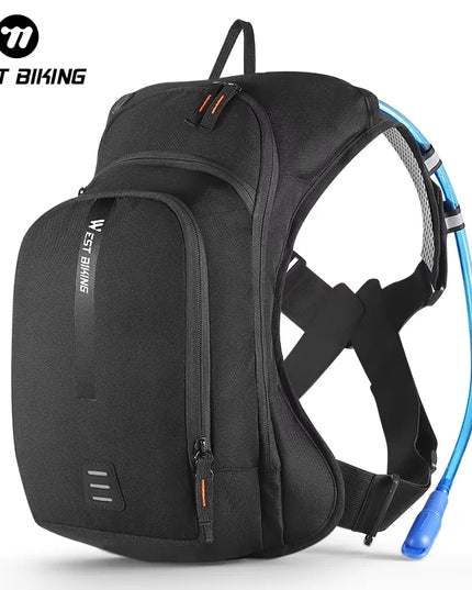 Kompakter Fahrrad-Rucksack 10L Trinkblase