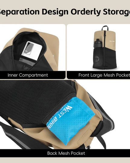 Leichter wasserabweisender Fahrrad-Rucksack