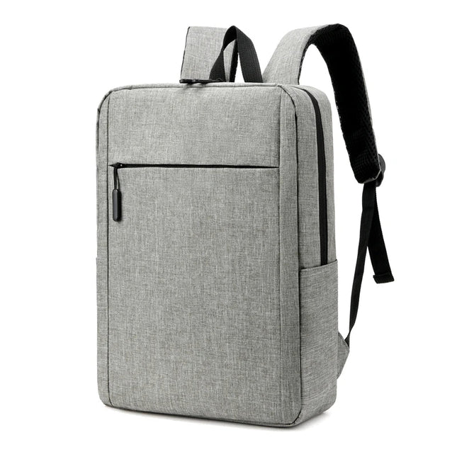 Schlichter Business-Rucksack grau meliert