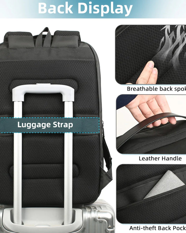 Moderner Business-Rucksack 17.3 Zoll gross