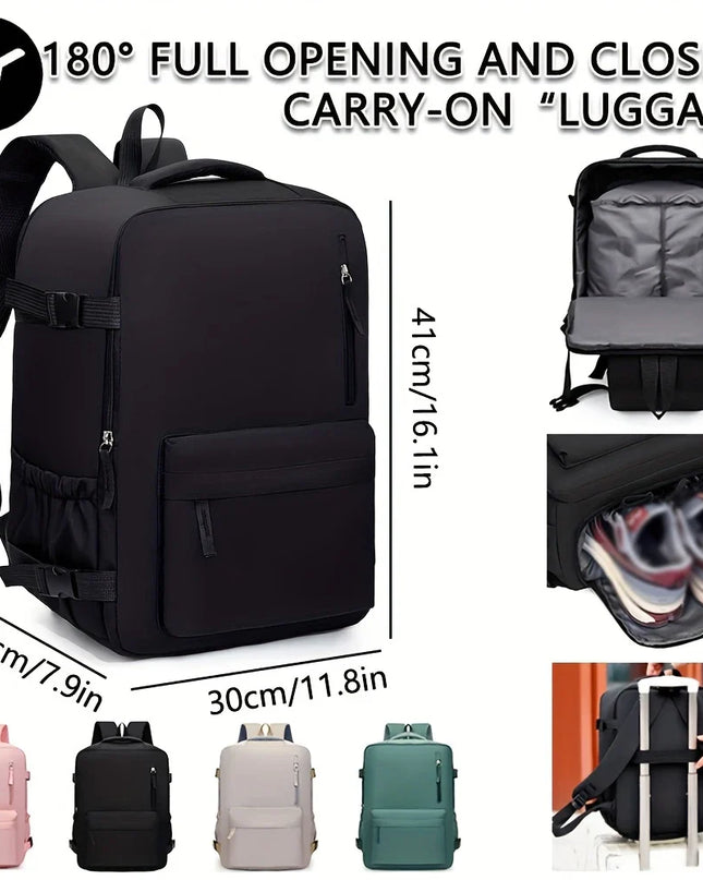 Leichter Reise-Rucksack Schuhfach 180 Grad