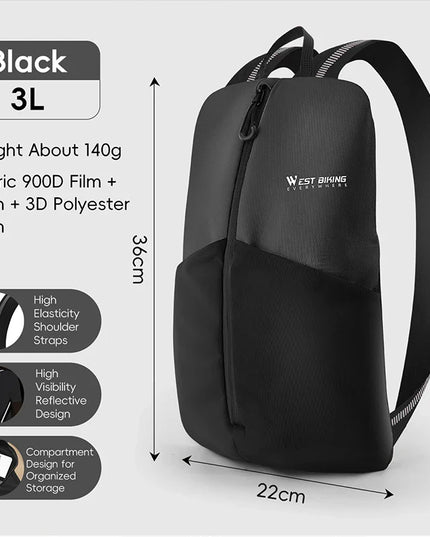 Leichter wasserabweisender Fahrrad-Rucksack