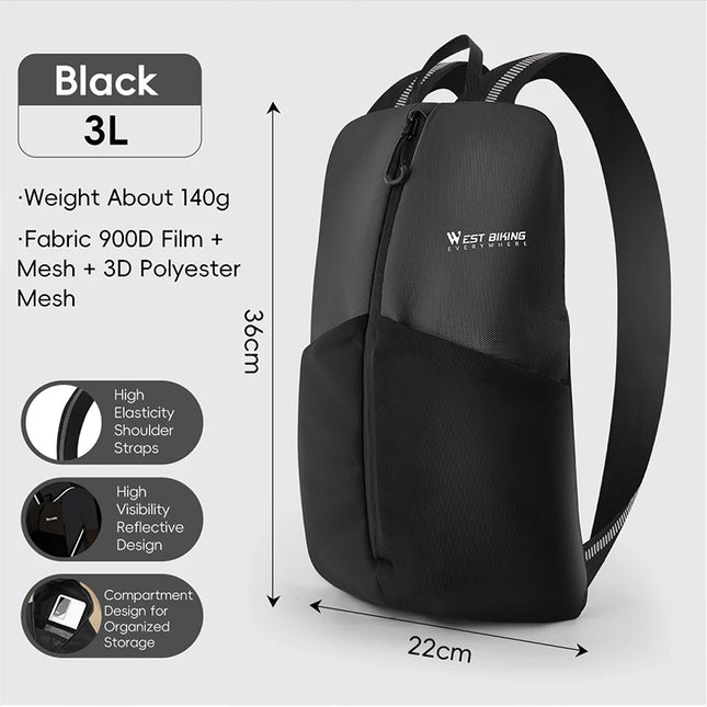 Leichter wasserabweisender Fahrrad-Rucksack