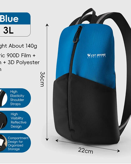 Leichter wasserabweisender Fahrrad-Rucksack