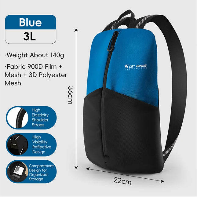 Leichter wasserabweisender Fahrrad-Rucksack