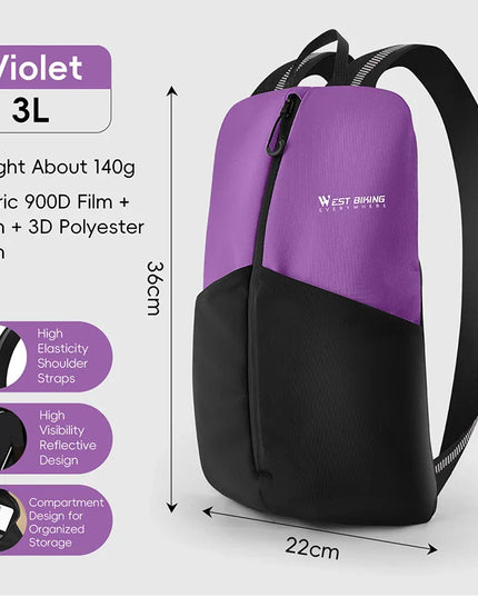 Leichter wasserabweisender Fahrrad-Rucksack