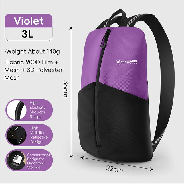 Leichter wasserabweisender Fahrrad-Rucksack