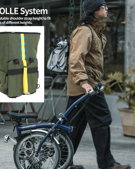 Fahrrad-Rucksack Pendler wasserdicht Nylon