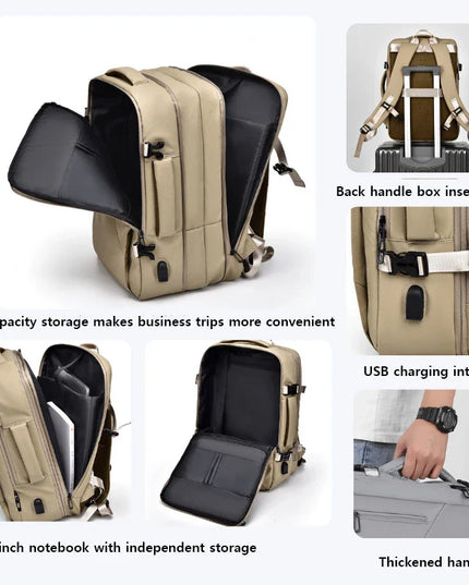 Laptop Rucksack 16 Zoll – Weixier Business Rucksack mit USB
