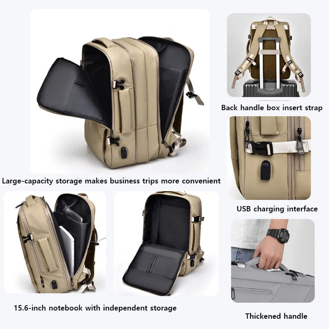 Laptop Rucksack 16 Zoll – Weixier Business Rucksack mit USB