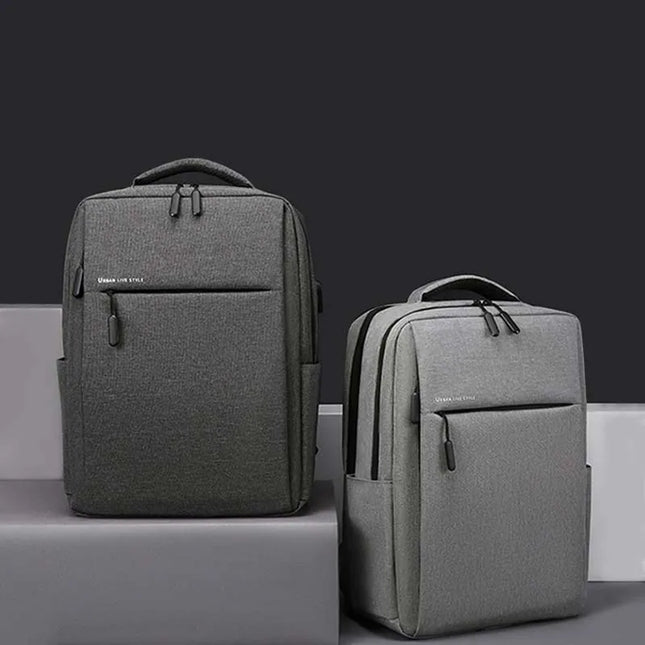 Minimalistischer Rucksack Herren grau