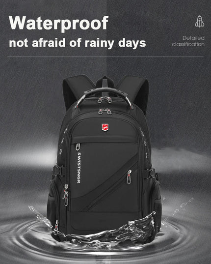 Rucksack 17 Zoll mit Zahlenschloss