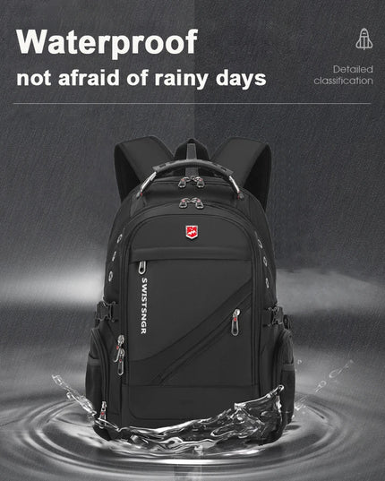 Rucksack 17 Zoll mit Zahlenschloss