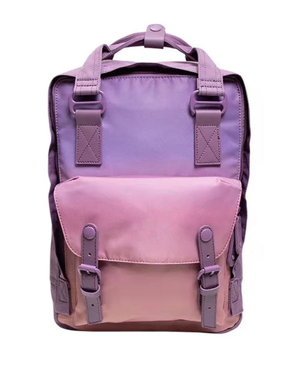 Vintage Rucksack zweifarbig 14 Zoll Canvas