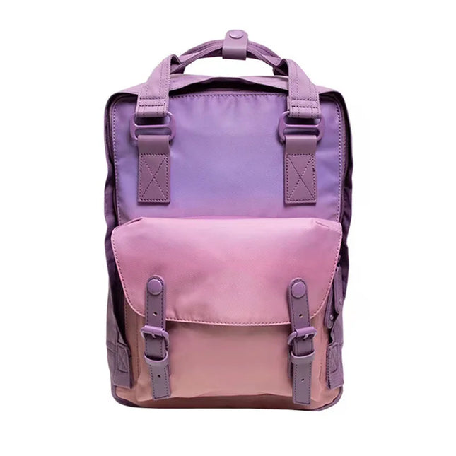 Vintage Rucksack zweifarbig 14 Zoll Canvas