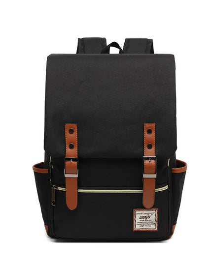 Vintage Rucksack 16 Zoll mit Lederschnallen