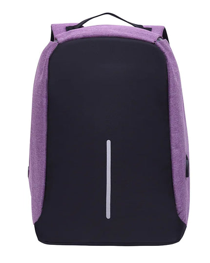 Zweifarbiger Anti-Diebstahl Rucksack USB