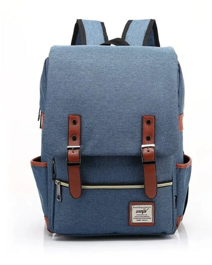 Vintage Rucksack 16 Zoll mit Lederschnallen