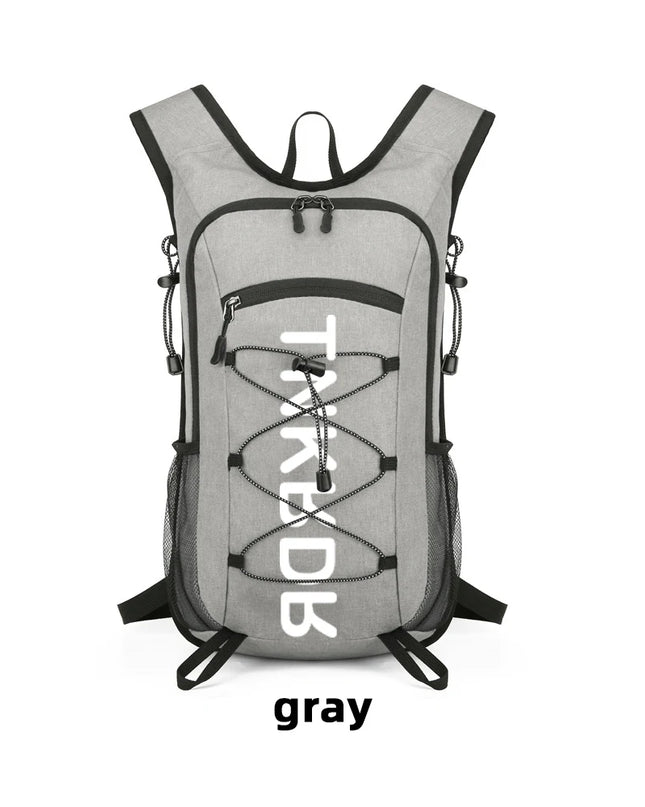 Fahrrad Tactical-Rucksack Trinkblase schwarz
