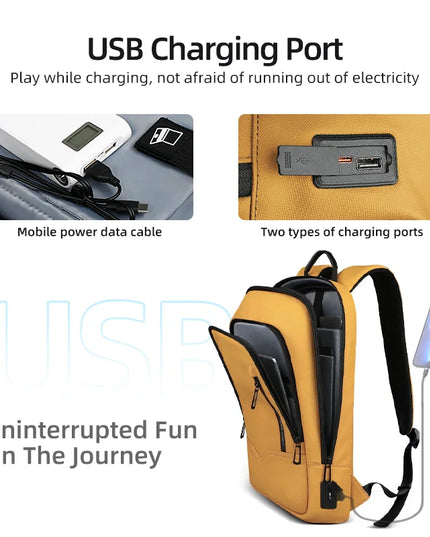Farbiger Rucksack 15 Zoll in Gelb und mehr