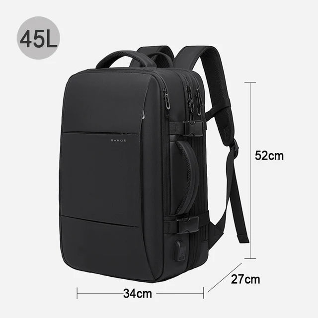 Erweiterbarer Rucksack 17.3 Zoll 45L